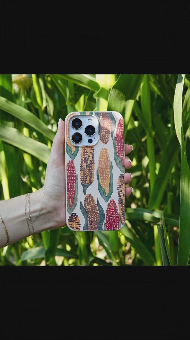 Seashell Cornfield iPhone 15 Pro Case - Product video demonstration