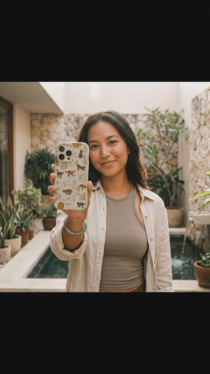 London Fog Kitty Cats iPhone 17 Case - Product video demonstration