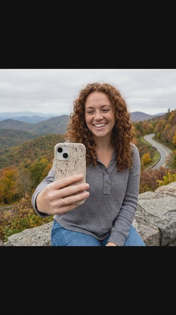 London Fog Purr and Pour iPhone 16 Pro Case - Product video demonstration