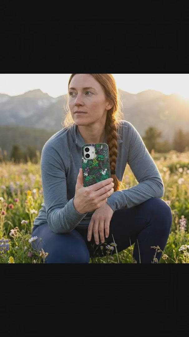 Black Midnight Pond iPhone 16 Pro Max Case - Product video demonstration