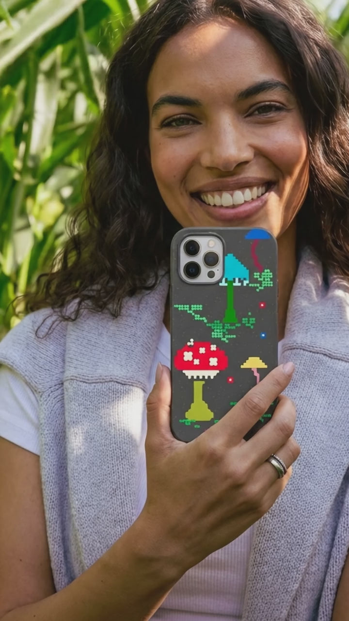 Black Byte Bloom iPhone 17 Case - Product video demonstration