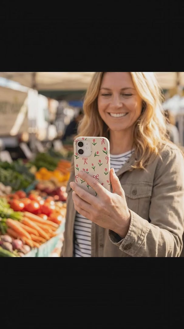 Seashell Tulip Bliss iPhone 16 Case - Product video demonstration