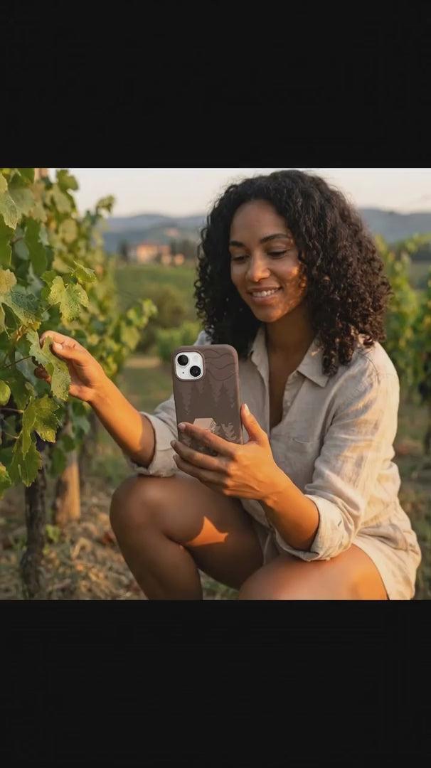 Chocolate Brown Hidden Cabin iPhone 16 Pro Max Case - Product video demonstration