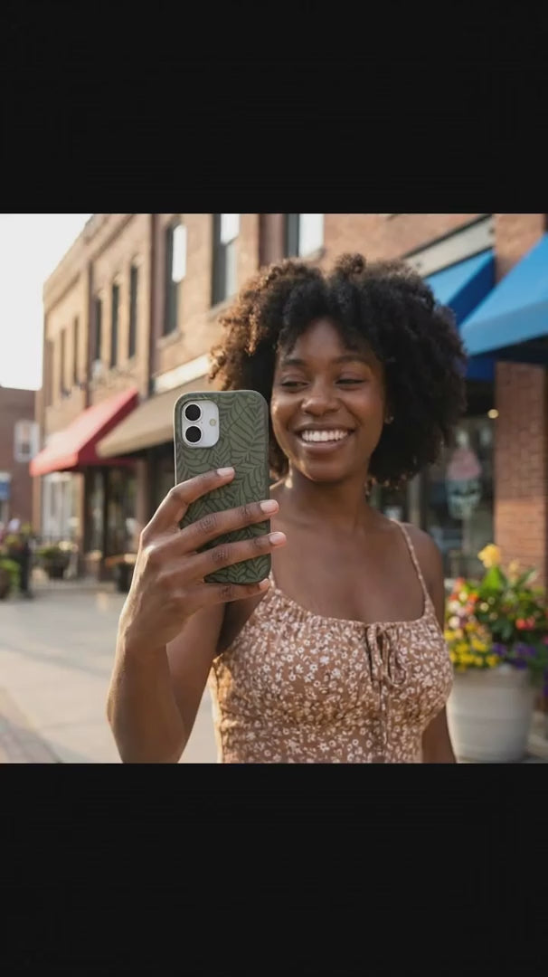 Black Fern Dreams iPhone 16 Pro Case - Product video demonstration