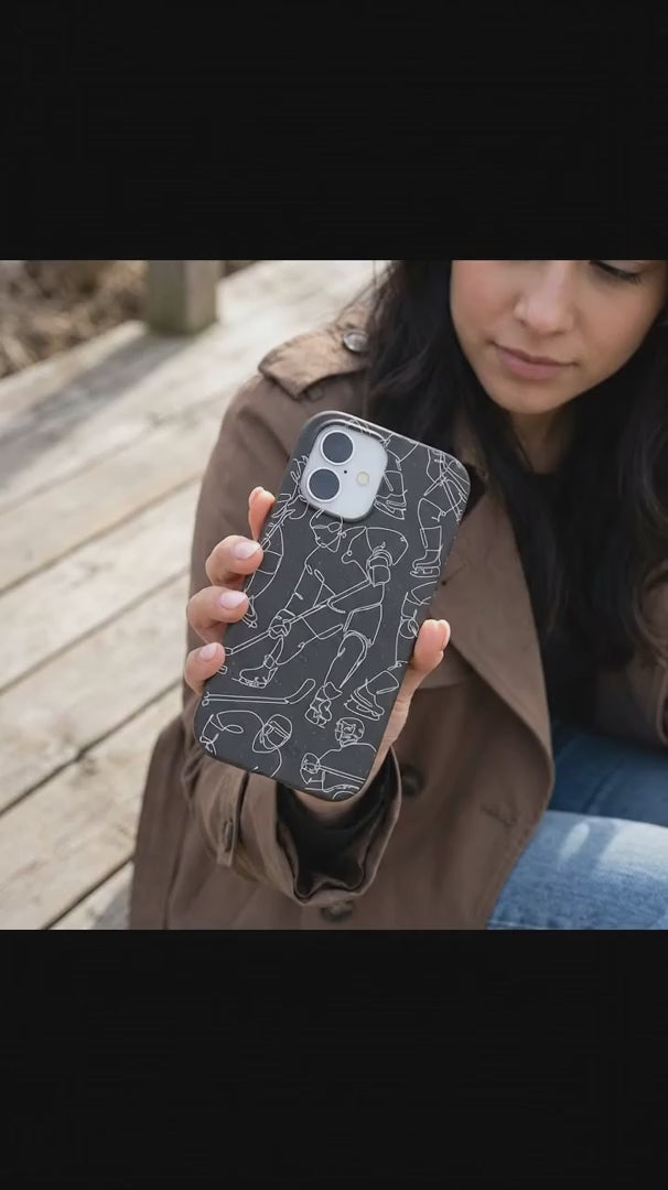 Black Play Sketch iPhone 15 Case - Product video demonstration