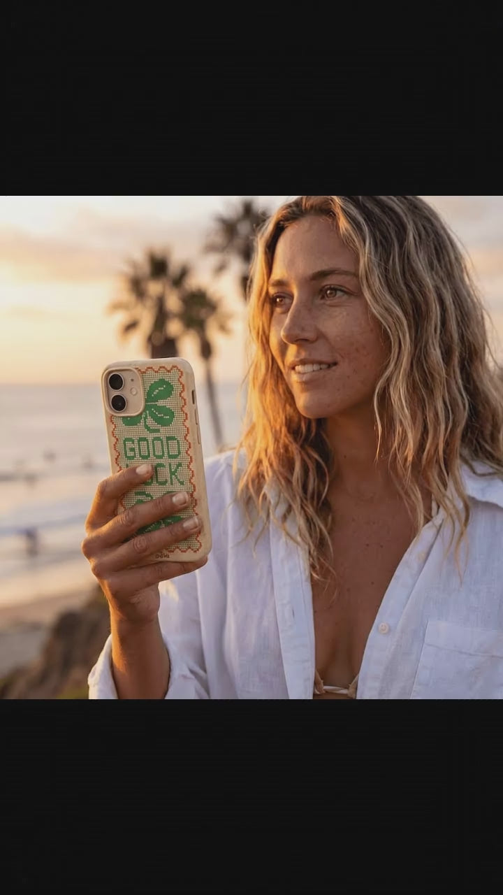 Seashell Good Luck Lace iPhone 17 Case - Product video demonstration