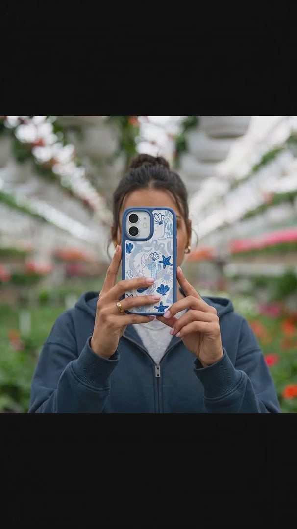 Clear Sea and Saddle iPhone 17 Pro Case With True Blue Ridge (MagSafe included) - Product video demonstration