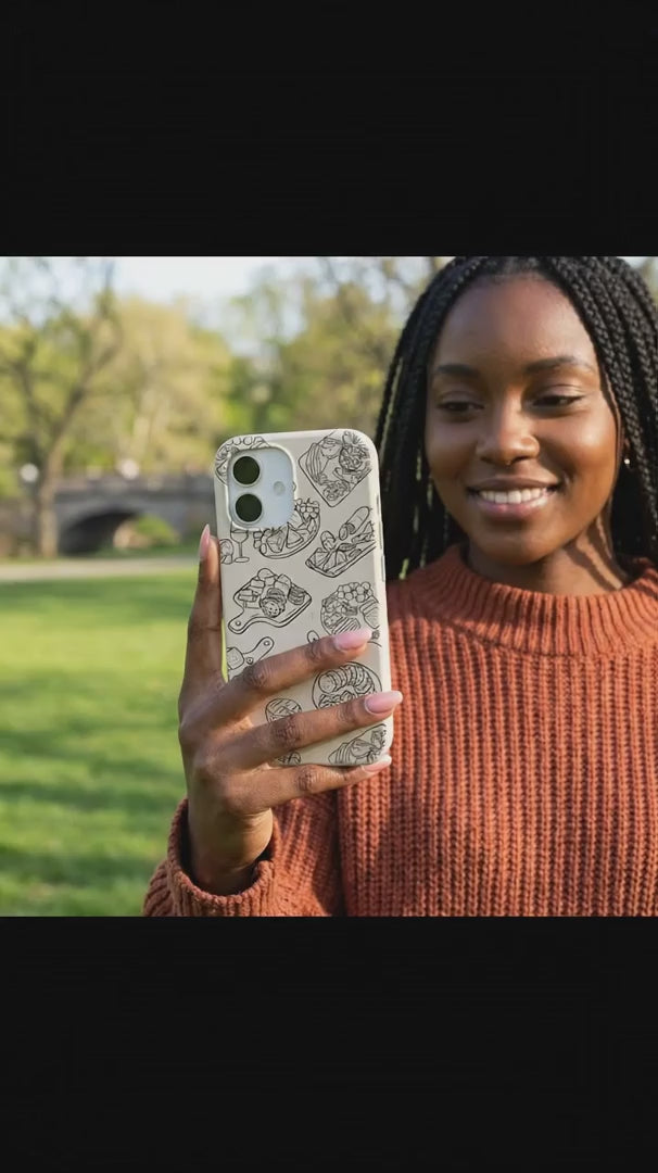 London Fog Charcuterie Boards iPhone 16 Case - Product video demonstration