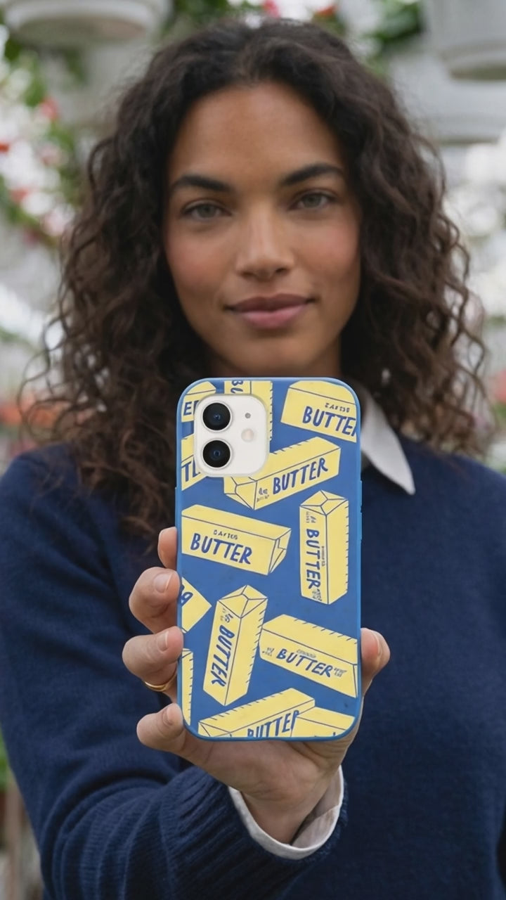 Electric Blue Butter Love iPhone 17 Case - Product video demonstration