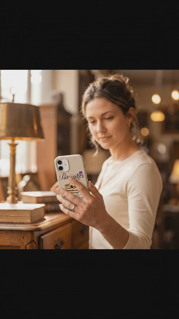 Seashell Pancake Time iPhone 16 Case - Product video demonstration