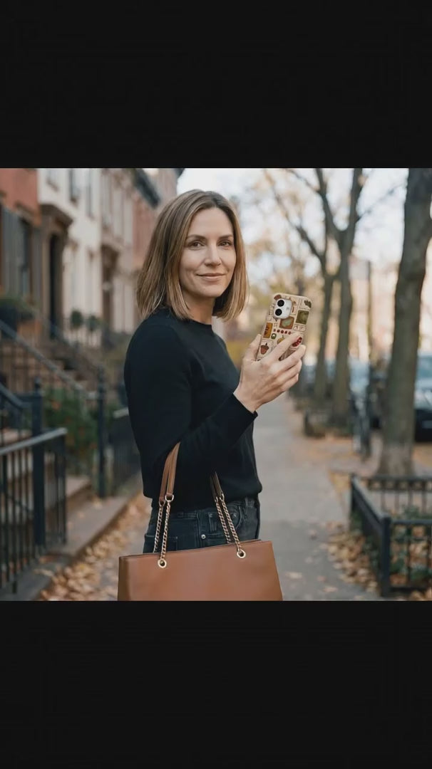 Seashell Autumn Patch iPhone 16 Pro Case - Product video demonstration