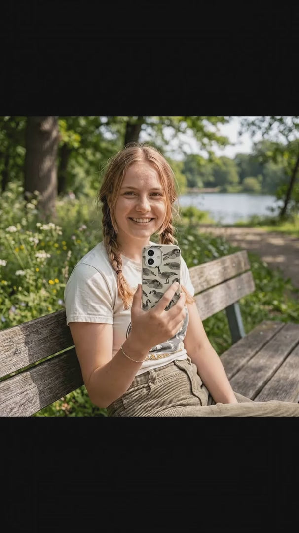 London Fog Canadian Geese iPhone 15 Case - Product video demonstration