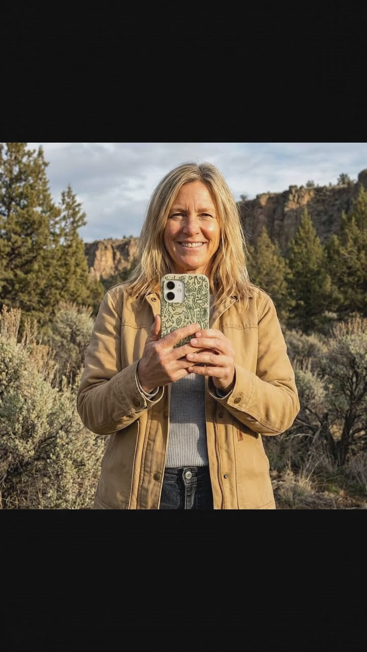 London Fog Cozy Woodland iPhone 17 Case - Product video demonstration