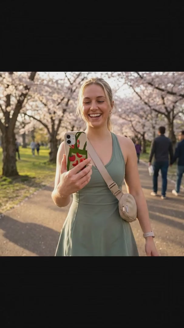 Seashell Market Tote iPhone 16 Case - Product video demonstration