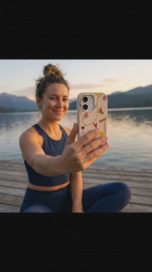 Seashell City of Love iPhone 15 Pro Case - Product video demonstration