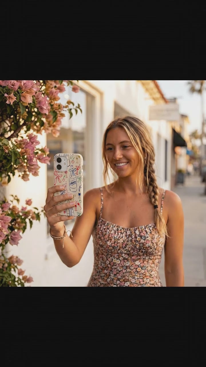 Seashell Midnight Toast iPhone 17 Case - Product video demonstration