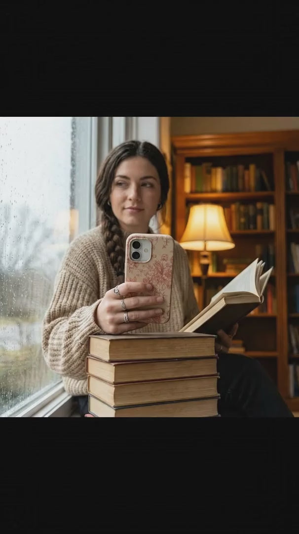 Seashell Rococo Bouquets iPhone 15 Case - Product video demonstration