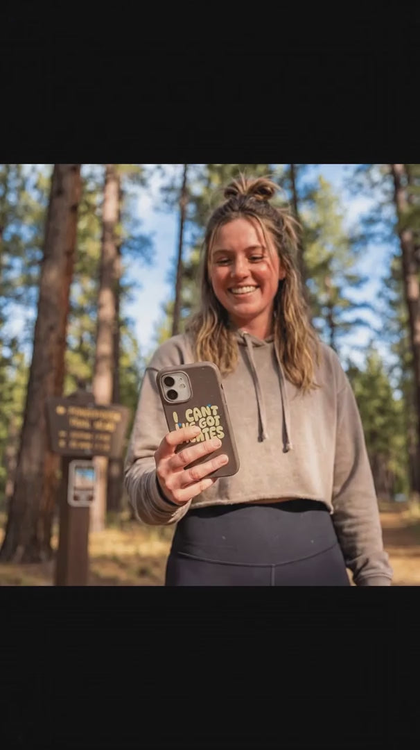 Chocolate Brown Ive got Pilates iPhone 16 Pro Max Case - Product video demonstration