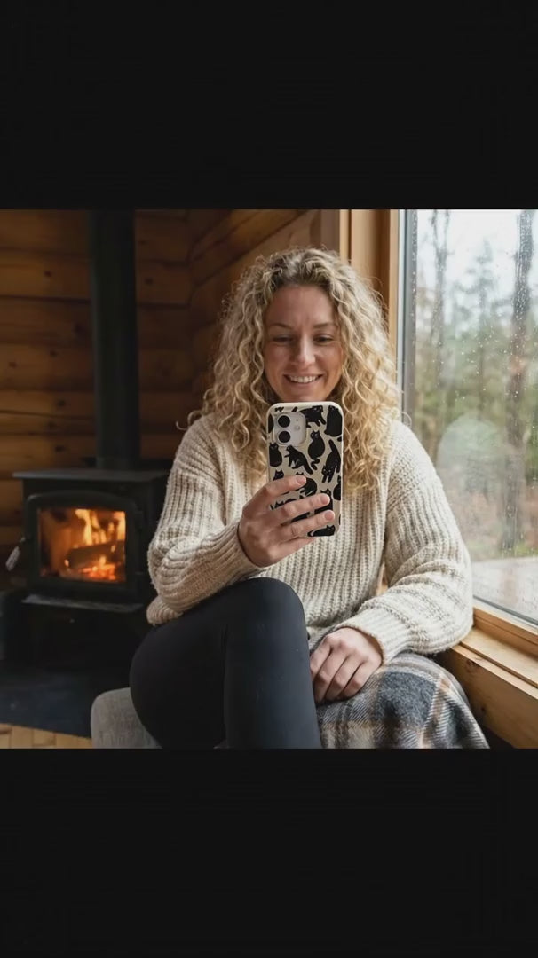 London Fog Night Meowers iPhone 16 Pro Case - Product video demonstration