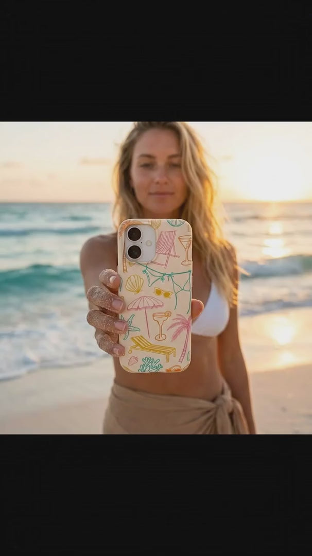 Seashell Coastal Club iPhone 16 Pro Case - Product video demonstration