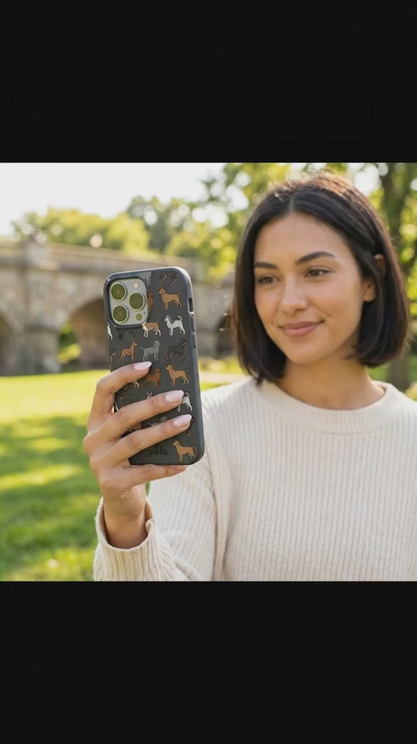 Black Beagle Buds iPhone 15 Case - Product video demonstration