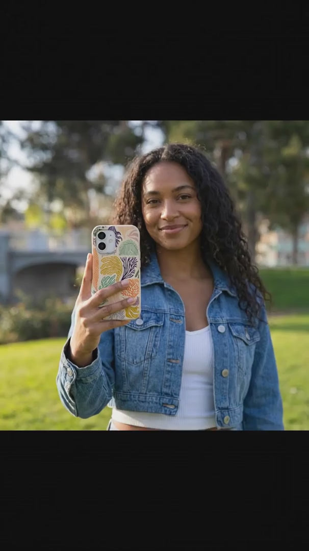 Seashell Coral Dreams iPhone 15 Pro Case - Product video demonstration