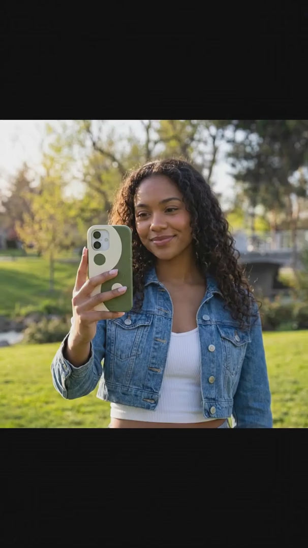 Forest Floor Yin Yang iPhone 15 Case - Product video demonstration