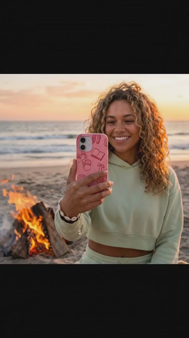 Bubblegum Pink Book Club iPhone 17 Pro Case - Product video demonstration