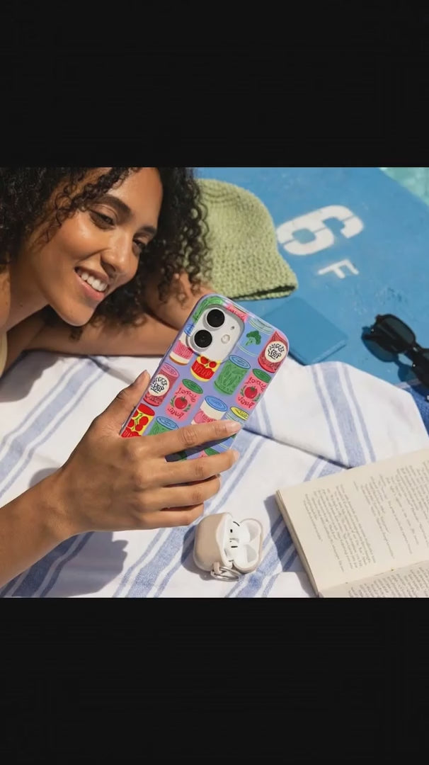 Electric Blue Soup Stories iPhone 16 Pro Case - Product video demonstration