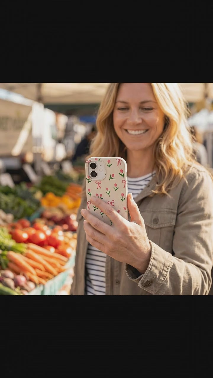 Seashell Tulip Bliss iPhone 17 Case - Product video demonstration