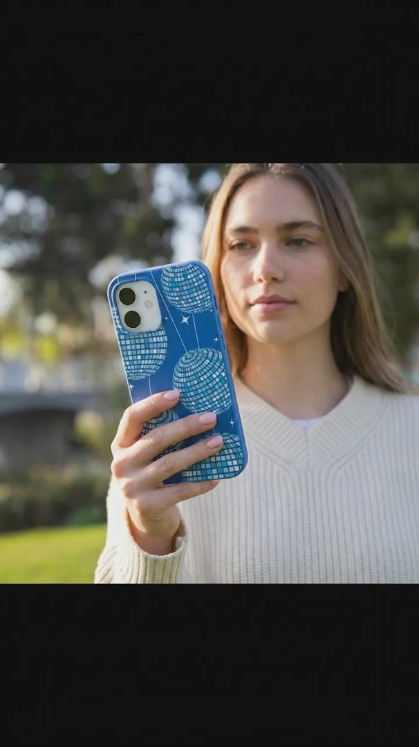 Electric Blue Blue Groove iPhone 17 Pro Case - Product video demonstration