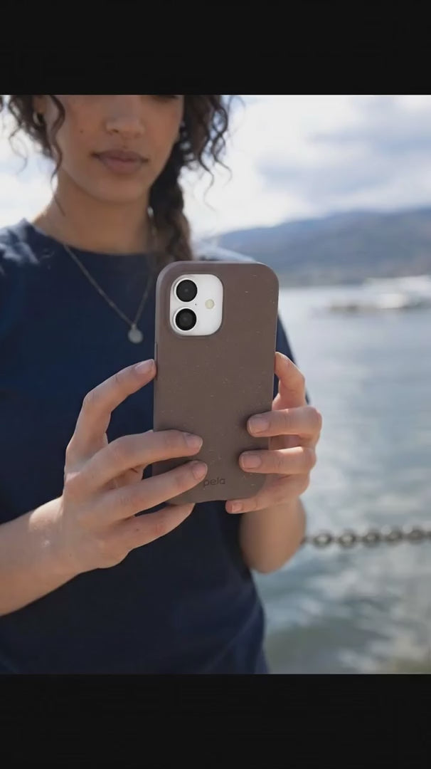 Chocolate Brown iPhone 15 Case - Product video demonstration