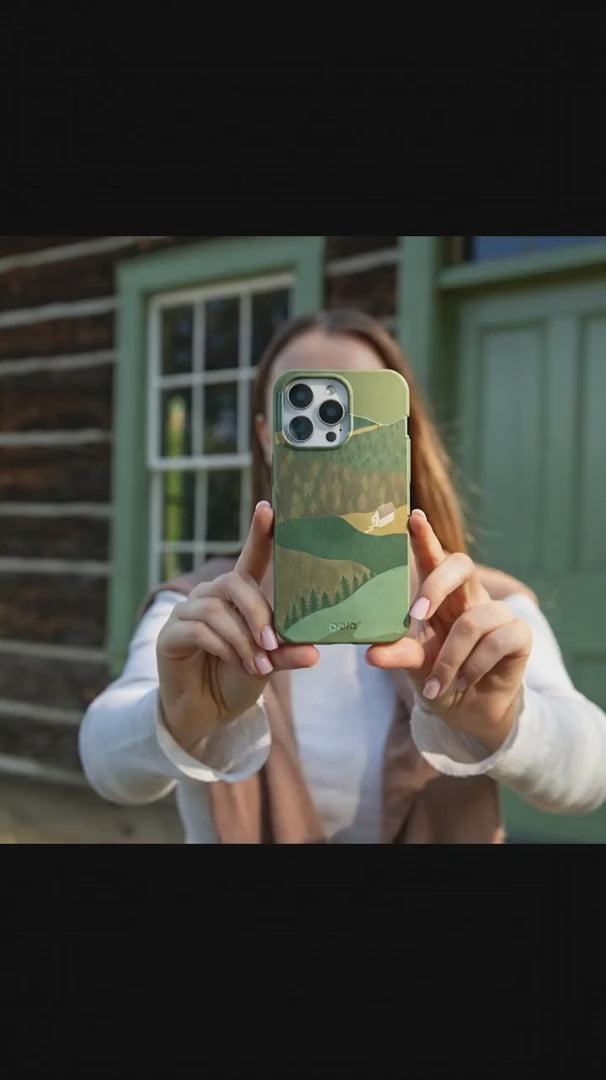 Forest Floor Mountain Nest iPhone 15 Pro Case - Product video demonstration