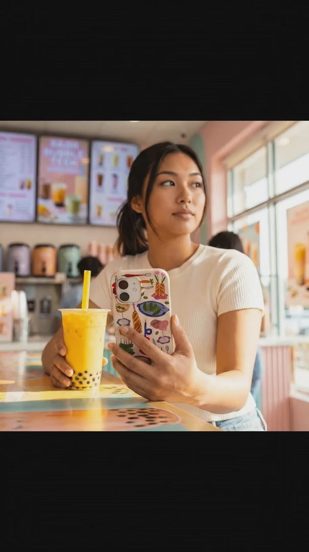 Seashell Surreal Soiree iPhone 15 Case - Product video demonstration