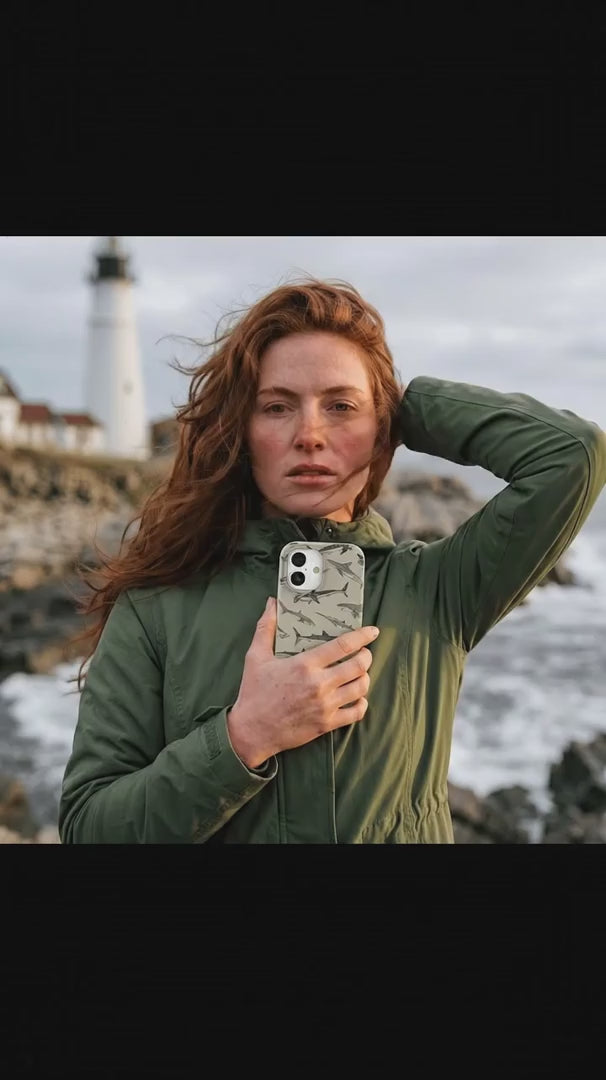 London Fog Shark World iPhone 15 Pro Case - Product video demonstration