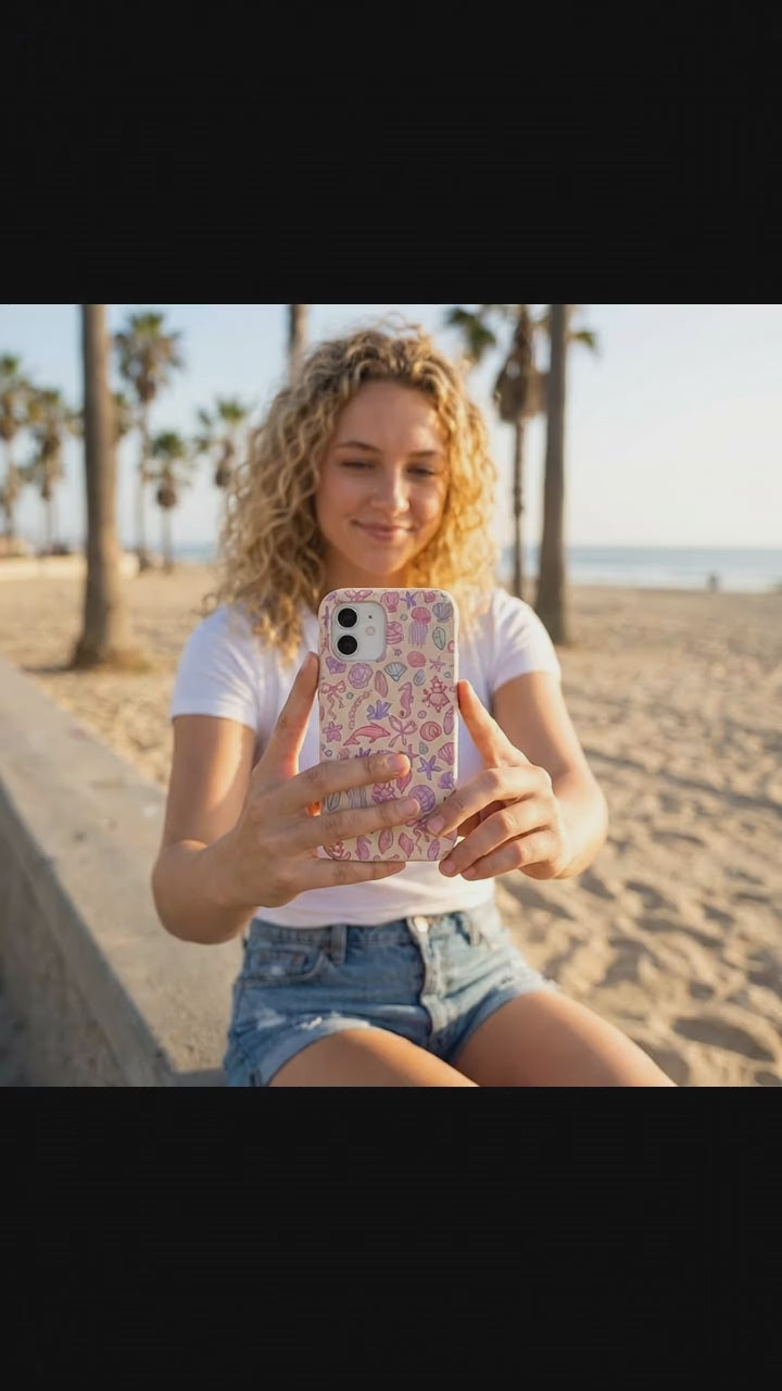 Seashell Mermaid Dreams iPhone 17 Case - Product video demonstration