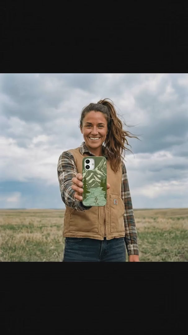 Forest Floor Morning Fishing iPhone 17 Pro Case - Product video demonstration