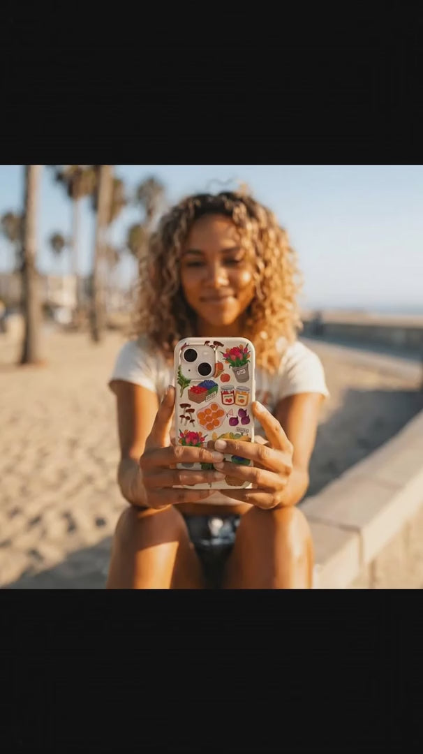 Seashell Farm Market iPhone 15 Case - Product video demonstration