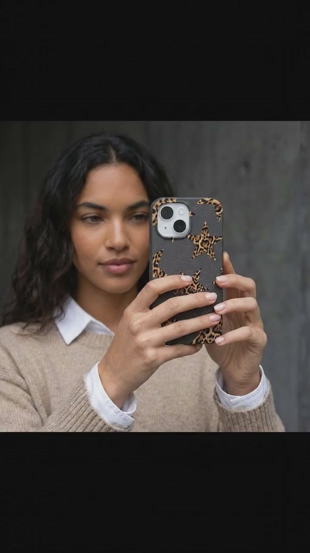Black Jaguar Stars iPhone 16 Pro Case - Product video demonstration