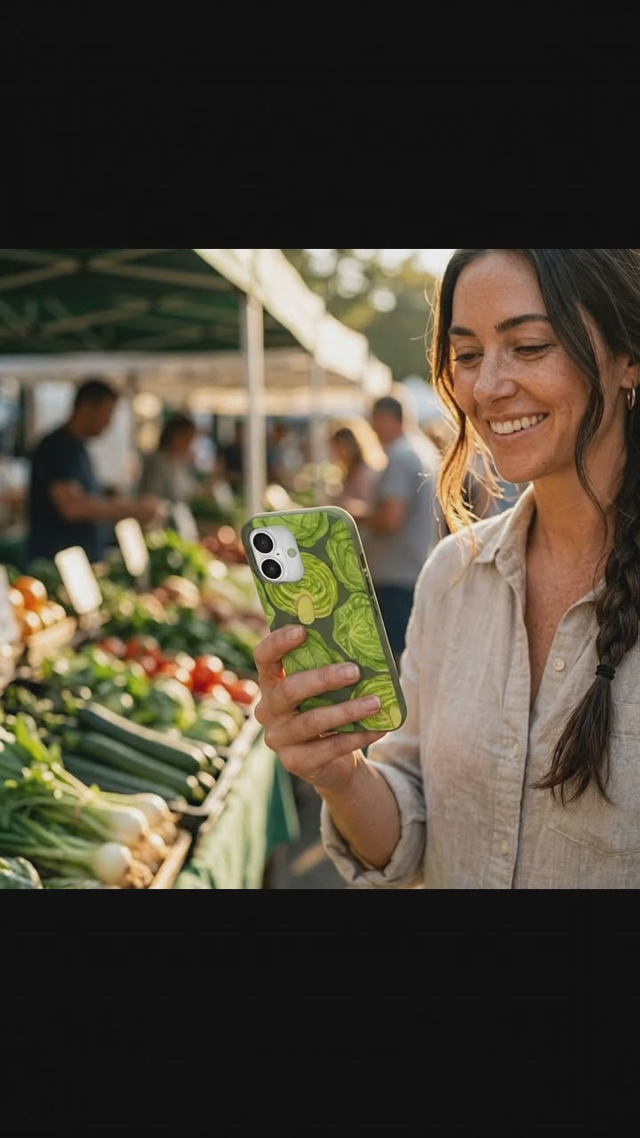 Forest Floor Cabbage Portraits iPhone 17 Case - Product video demonstration