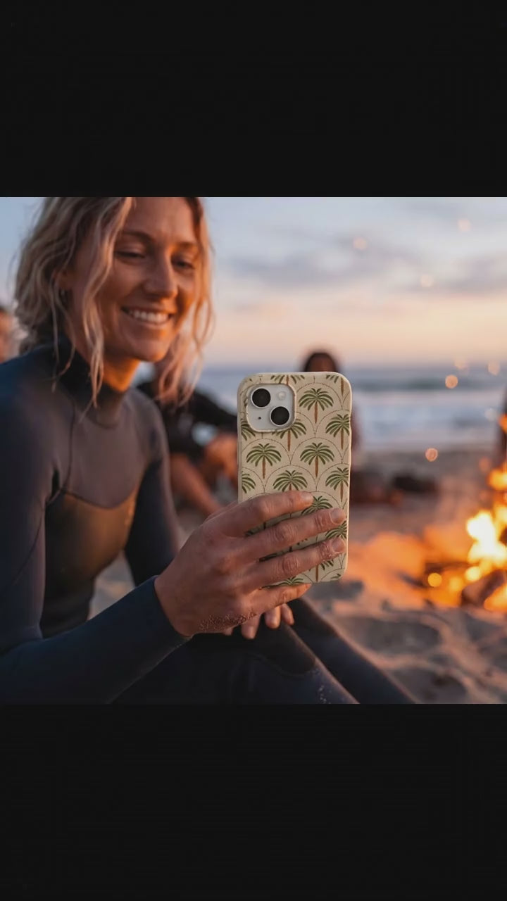 Seashell Palm Reverie iPhone 17 Case - Product video demonstration