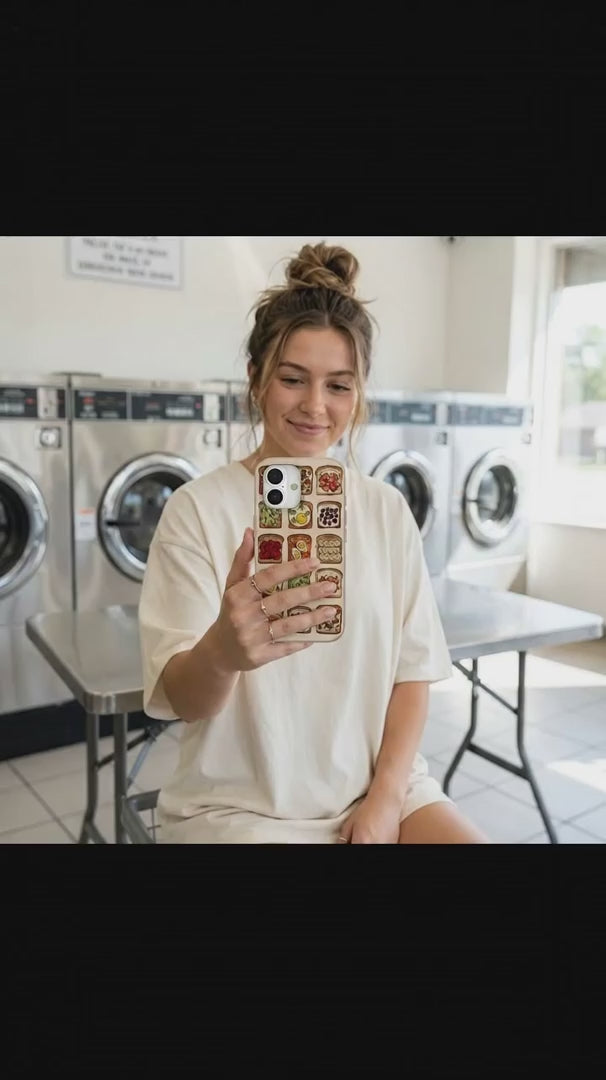 Seashell Toasted iPhone 15 Case - Product video demonstration