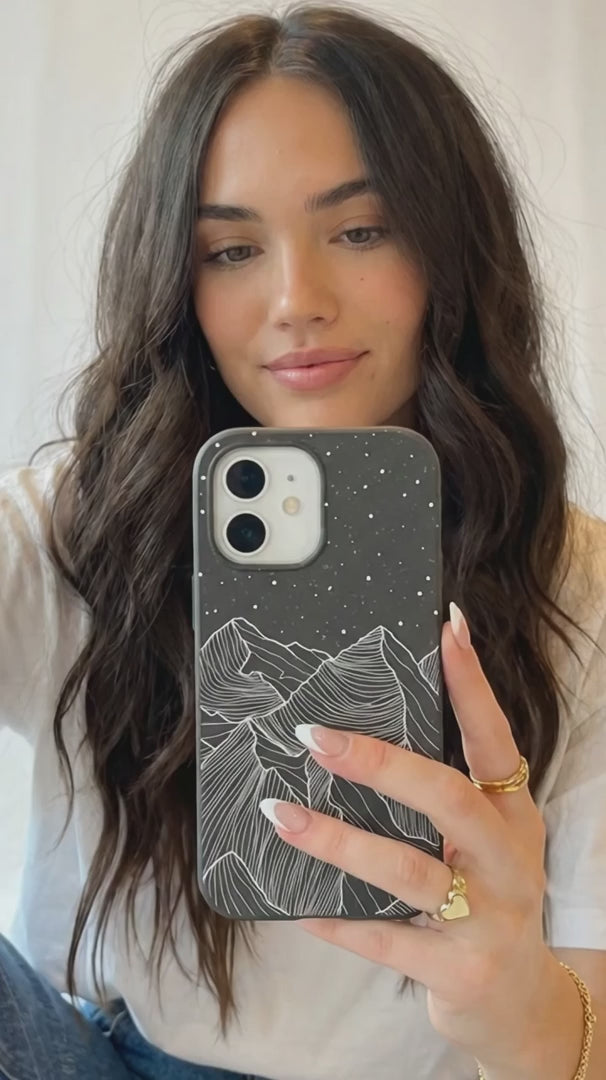 Black Night Panorama iPhone XR Case