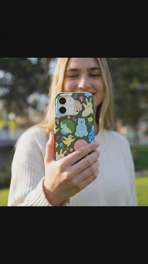Forest Floor Wellness Creatures iPhone 15 Case - Product video demonstration