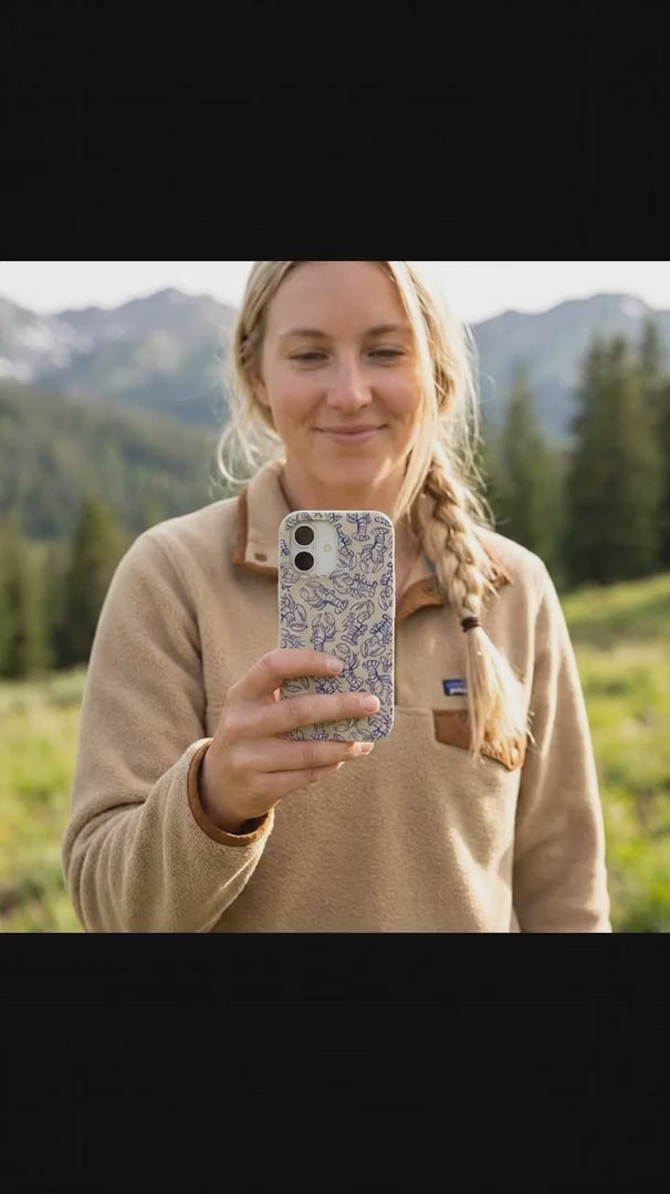 London Fog Blue Lobster iPhone 16 Pro Case - Product video demonstration