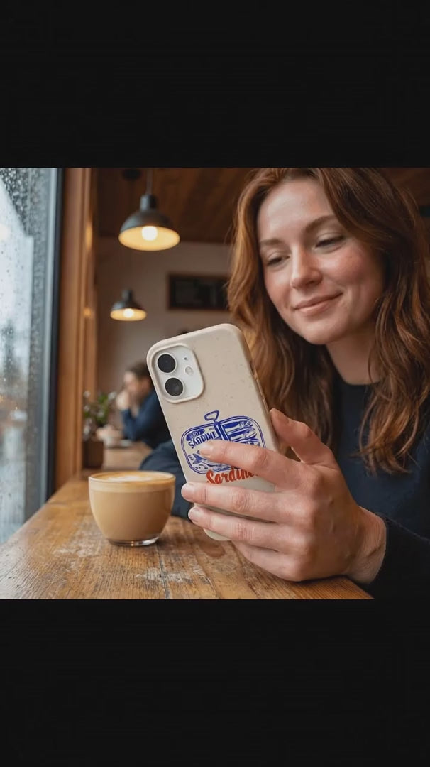 Seashell Sardines iPhone 15 Pro Case - Product video demonstration