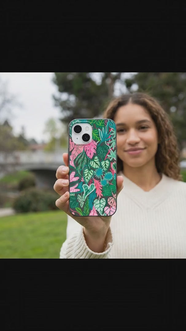 Black Tropic Noir iPhone 16 Case - Product video demonstration