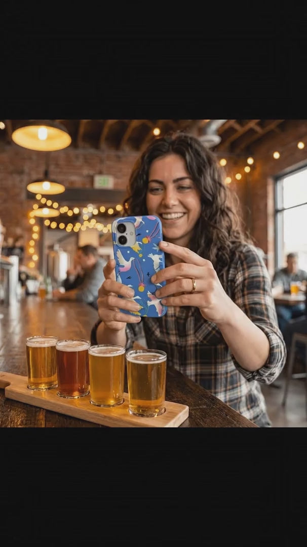 Electric Blue Calm Ascent iPhone 16 Pro Max Case - Product video demonstration