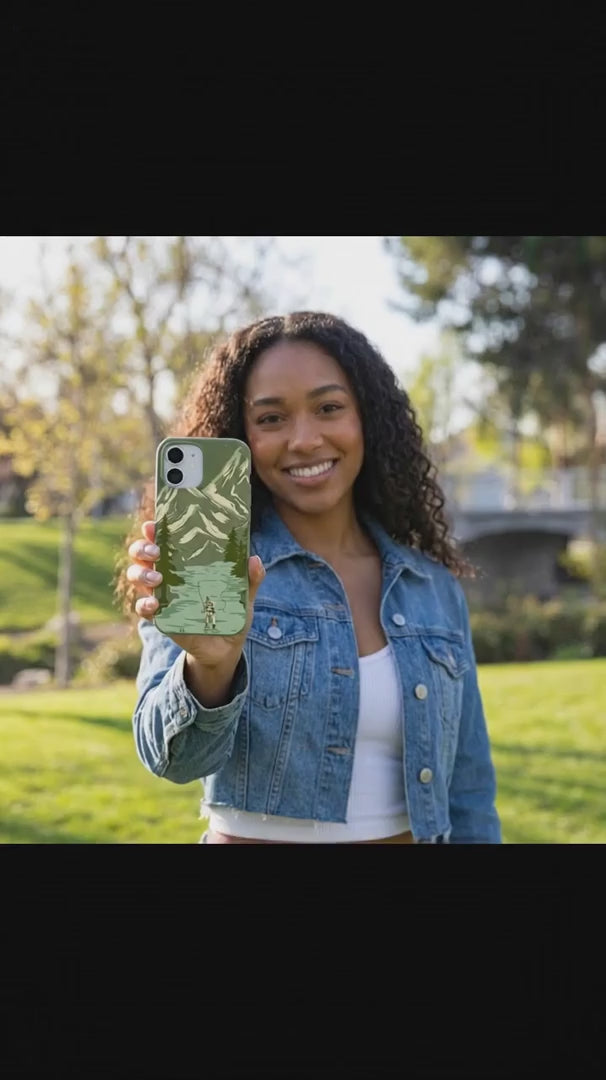 Forest Floor Morning Fishing iPhone 16 Case - Product video demonstration