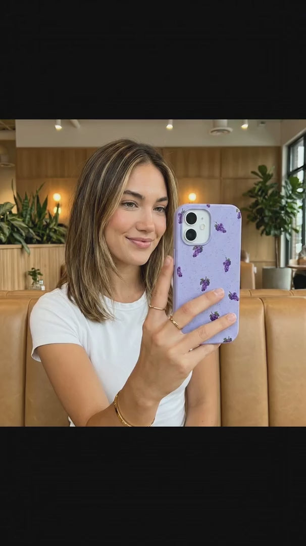 Lavender Grape Juice iPhone 16 Pro Case - Product video demonstration